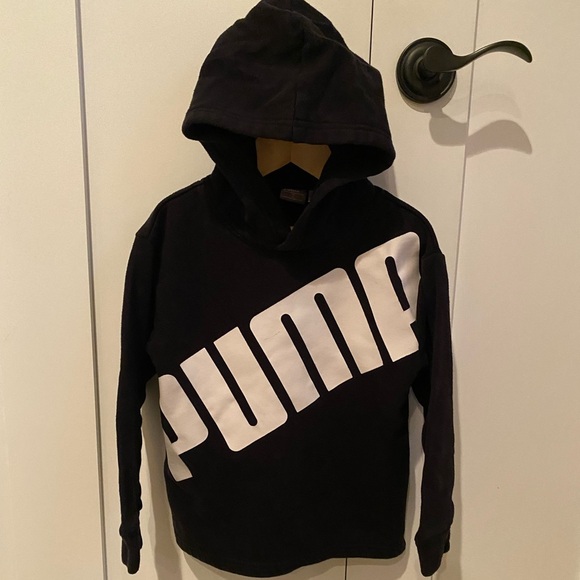 Kids 5y Puma Cross script Hoody - Picture 7 of 8
